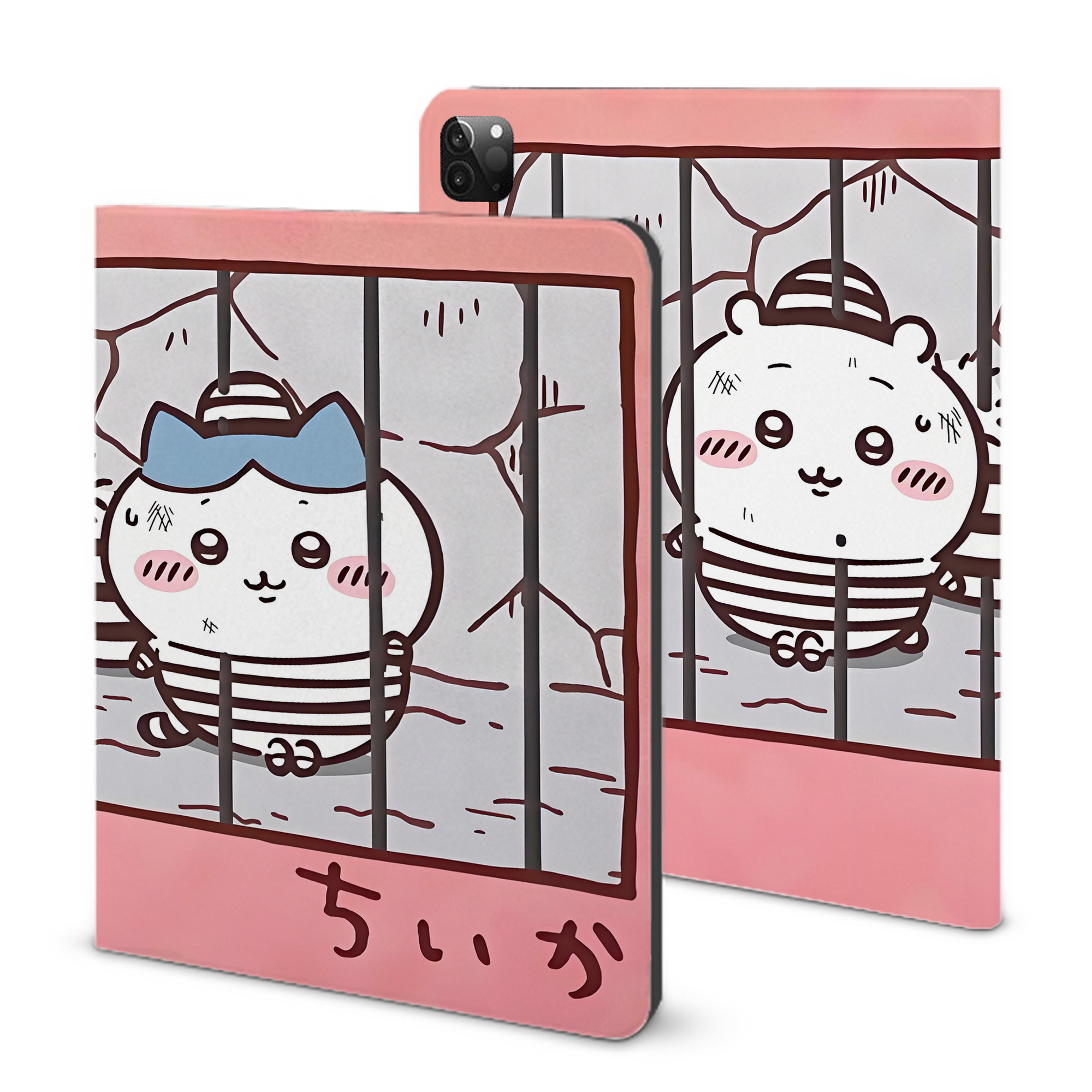 （画像用） ちいかわ Chii-kawa IPadケース ペンホルダー付き ブックスタイルデザイン